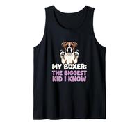 Mi Boxeador, el niño más Grande Que conozco, Amante de los Perros, Humor Camiseta sin Mangas