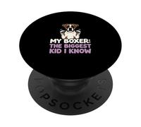 Mi Boxeador, el niño más Grande Que conozco, Amante de los Perros, Humor PopSockets PopGrip Adhesivo