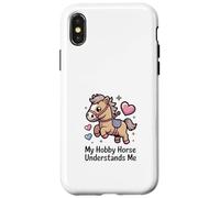 Mi Caballo Aficionado me Entiende, Lindo Poni Kawaii Carcasa para iPhone X/XS