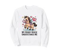Mi Caballo Aficionado me Entiende, Lindo Poni Kawaii Sudadera