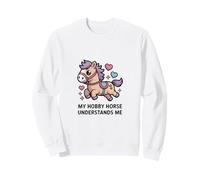 Mi Caballo Aficionado me Entiende, Lindo Poni Kawaii Sudadera