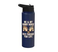 Mi caballo aficionado y yo somos mejores amigos de por vida Hobby Horsing Stainless Steel Insulated Water Bottle