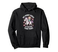 Mi Caballo de afición es más rápido Que el tuyo, Lindo Pony Sudadera con Capucha