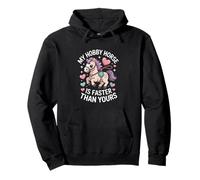 Mi Caballo de afición es más rápido Que el tuyo, Lindo Pony Sudadera con Capucha