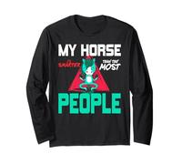 Mi Caballo Es Más Listo Que la Gente Sarcasmo Manga Larga