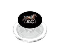 Mi Caballo es Tan Bonito como un Caballo con Botones. Me Encanta la artesanía. PopSockets PopGrip para MagSafe