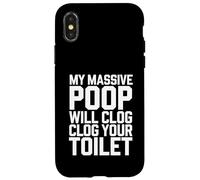 Mi caca masiva obstruirá tu inodoro Carcasa para iPhone X/XS