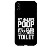 Mi caca masiva obstruirá tu inodoro Carcasa para iPhone XS Max