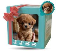 Mi Cachorro Robot Realista, Perro Robot para Adultos Que Actúa como Un Cachorro de Verdad, Caja de Regalo, Ladra, Mueve la Cola y Camina Brown