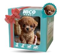 Mi Cachorro Robot Realista, Perro Robot para Adultos, Que Actúa como Un Cachorro Real: Caminar, Ladrar, Menear la Cola, Amantes de Las Mascotas Brown