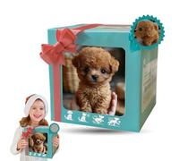 Mi Cachorro Robot Realista, Perro robótico Interactivo con Caminar, ladrar y Mover la Cola, Regalo electrónico para Mascotas para niños y Adultos Brown