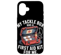 Mi Caja de Aparejos Tiene un botiquín de Primeros Auxilios para Pescar en Agua Salada Durante el Verano Carcasa para iPhone 16