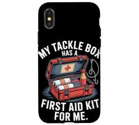 Mi Caja de Aparejos Tiene un botiquín de Primeros Auxilios para Pescar en Agua Salada Durante el Verano Carcasa para iPhone X/XS