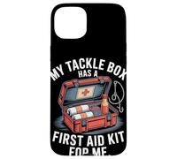 Mi Caja de Aparejos Tiene un botiquín de Primeros Auxilios para Pescar en Agua Salada Durante el Verano Carcasa para iPhone 15 Plus