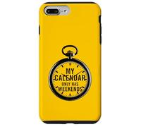 Mi Calendario Solo Tiene Fines de Semana Carcasa para iPhone 7 Plus/8 Plus