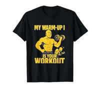 Mi Calentamiento es tu Equipo de Gimnasio Cristiano de Entrenamiento Camiseta