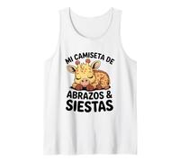 MI Camiseta DE Abrazos & Siestas Jirafa Bebe Dulce Camiseta sin Mangas