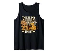 Mi camiseta del zoo - Aventura salvaje en la sabana Camiseta sin Mangas