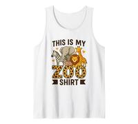 Mi camiseta del zoo - Aventura salvaje en la sabana Camiseta sin Mangas