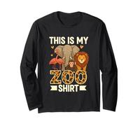Mi camiseta del zoo - Aventura salvaje en la sabana Manga Larga