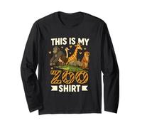 Mi camiseta del zoo - Aventura salvaje en la sabana Manga Larga