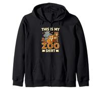 Mi camiseta del zoo - Aventura salvaje en la sabana Sudadera con Capucha