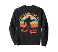 Mi Campamento Tiene un invitado Secreto Que cree en Bigfoot Camper Sudadera