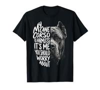 Mi Cane Corso es inofensivo y Divertido dueño de Perro Camiseta