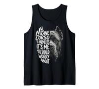 Mi Cane Corso es inofensivo y Divertido dueño de Perro Camiseta sin Mangas