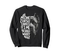 Mi Cane Corso es inofensivo y Divertido dueño de Perro Sudadera