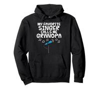 Mi cantante favorito me llama abuelo, Día del Padre Sudadera con Capucha