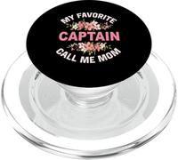 Mi Capitán Favorito Llámame Mamá Capitán Velero Marinero PopSockets PopGrip para MagSafe