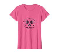 Mi Cara Cuando Alguien Dice Que no Hay WiFi Humor tecnológico Divertido Camiseta, Mujer, Rosa Jaspeado, S