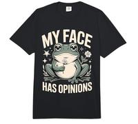 Mi Cara Tiene Opiniones Sarcasmo de Rana Comfort Colors Adult Heavyweight T-Shirt