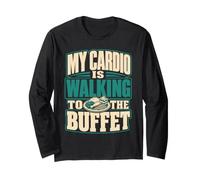 Mi Cardio está Caminando hacia el Buffet Divertido Manga Larga