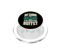 Mi Cardio está Caminando hacia el Crucero Buffet PopSockets PopGrip para MagSafe