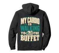 Mi Cardio está Caminando hacia el Crucero Buffet Sudadera con Capucha