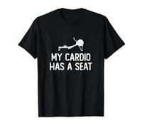 Mi Cardio Tiene un Asiento, Divertida máquina de Remo, ergómetro, un remero Camiseta