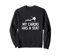 Mi Cardio Tiene un Asiento, Divertida máquina de Remo, ergómetro, un remero Sudadera