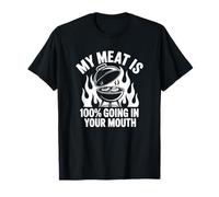 Mi Carne es 100% yendo en tu Boca BBQ Camiseta