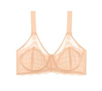 Mi carrito Ver sujetadores inalámbricos sin relleno, básico de malla, sexy, sin tirantes, ropa cotidiana, ropa de salón y sujetador para dormir Cosas calientes, beige, 42
