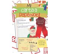 Mi carta a Papá Noel: Contiene 10 cartas de colores | para niños | para recortar