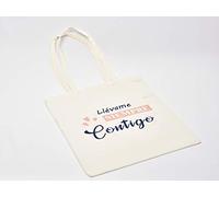 MI CASA Bolsa LLEVAME Siempre CONTIGO 36X40CM, Crudo, 36X41