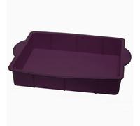 MI CASA Fuente de horno silicona (32.5*23*4CM) Horno y microondas Congelador -40ºC Hasta 260ºC Sirve para recetas dulces y saladas