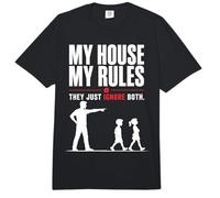 Mi Casa Mis Normas Papá Humor Divertido Comfort Colors Adult Heavyweight T-Shirt