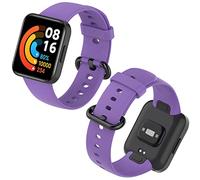 Mi-Case Correa Compatible para Xiaomi Redmi Watch 2 / Redmi Watch 2 Lite, Silicona Pulseras de Repuesto Compatible para Redmi Watch 2,Correas Unisex Impermeable General-Púrpura