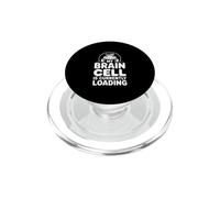 Mi célula Cerebral está Cargando una Broma de dragón Barbudo PopSockets PopGrip para MagSafe