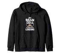 Mi célula Cerebral está Cargando una Broma de dragón Barbudo Sudadera con Capucha