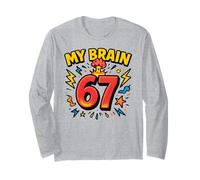 Mi Cerebro 67 - Funny Six Seven Meme Manga Larga