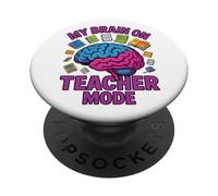 Mi Cerebro en Modo Maestro PopSockets PopGrip Adhesivo